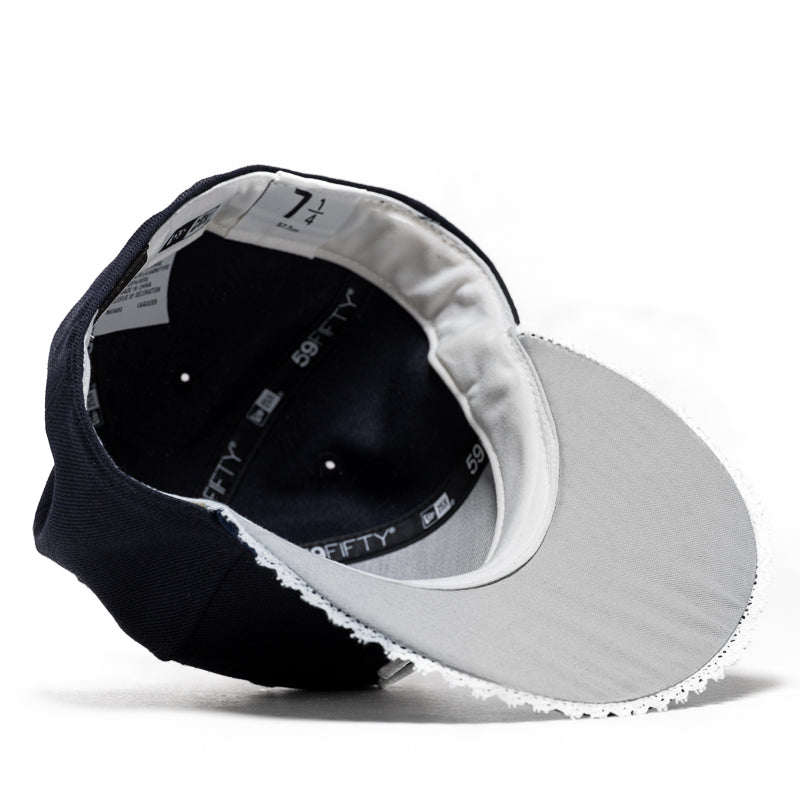 CUSTOM JAPANESE DENIM AND LACE HAT