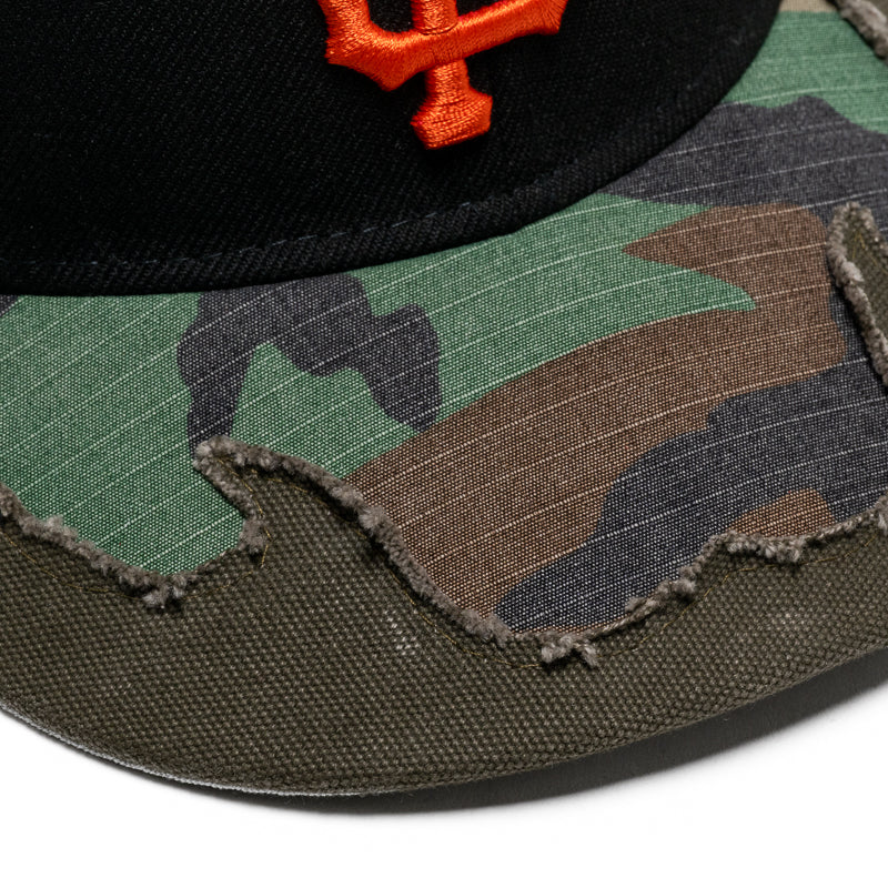CUSTOM CAMO & CANVAS HAT (pick your team)