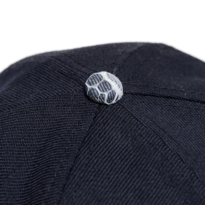 CUSTOM JAPANESE DENIM AND LACE FITTED (pick your team)