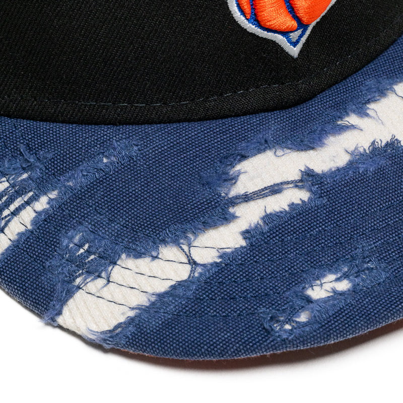 CUSTOM KNICKS DISTRESSED FITTED