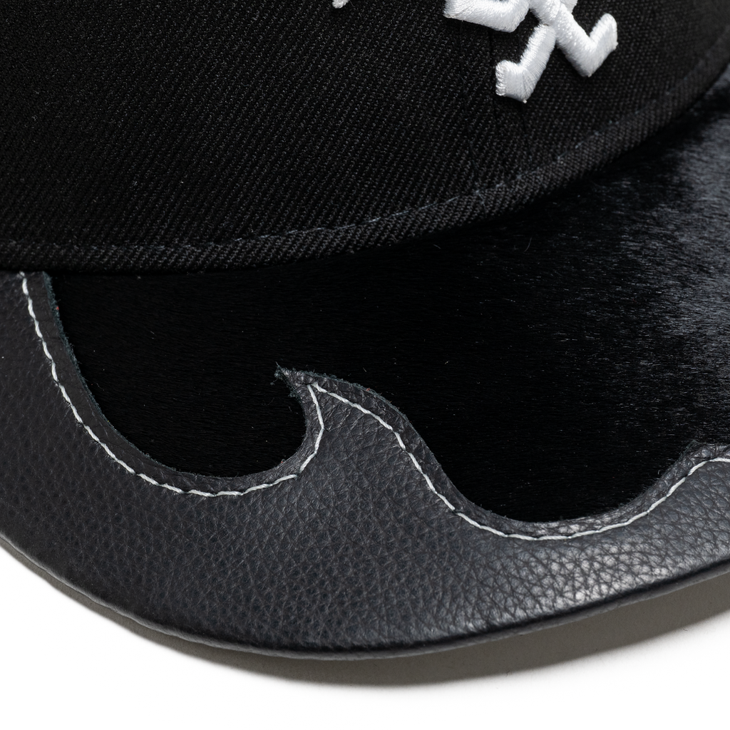 CUSTOM BLACK ON BLACK CHI TOWN FITTED