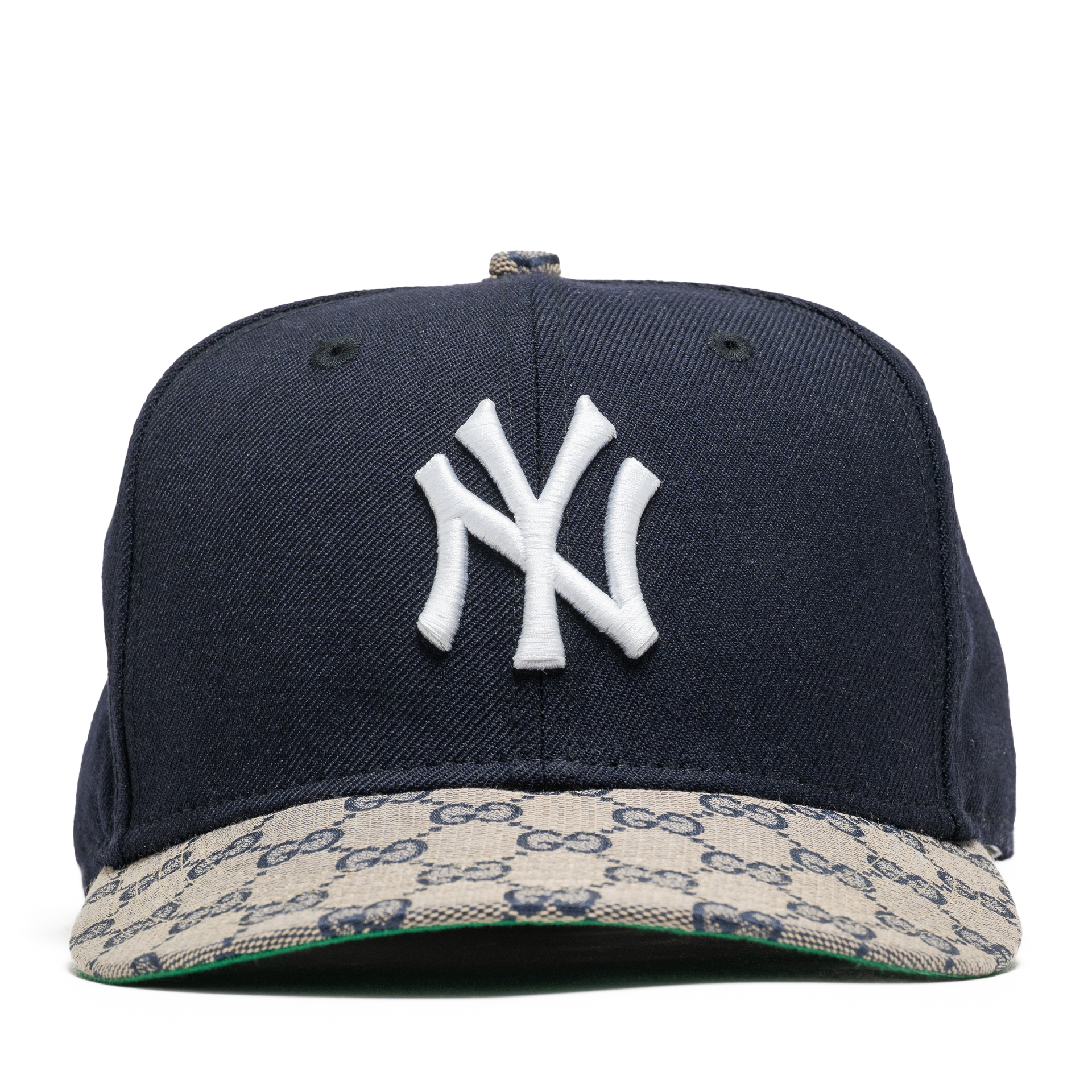 CUSTOM NAVY/TAN GG FITTED (pick your team)