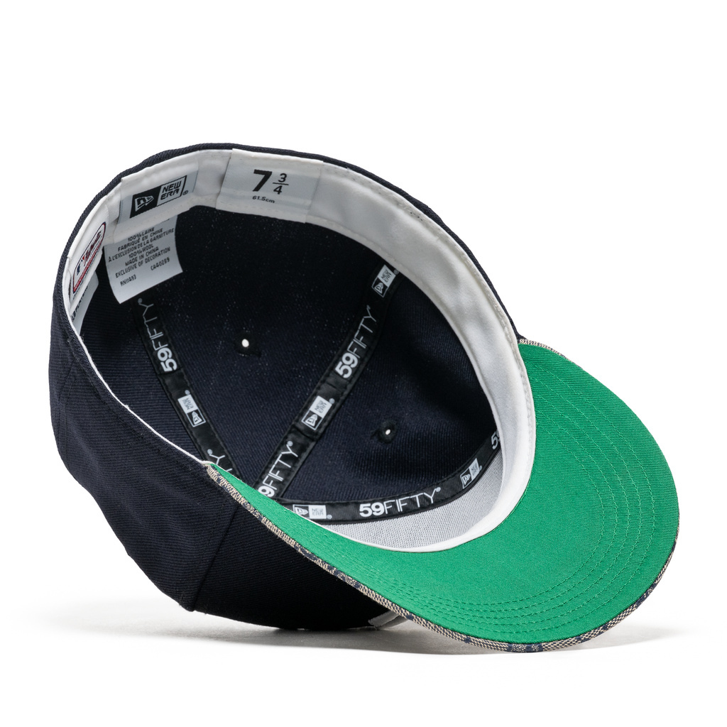 CUSTOM NAVY/TAN GG FITTED (pick your team)