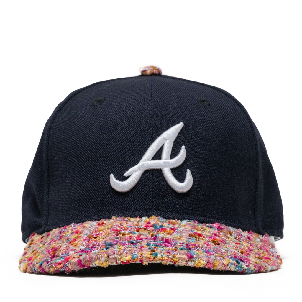 CUSTOM PINK TWEED FITTED (pick your team)