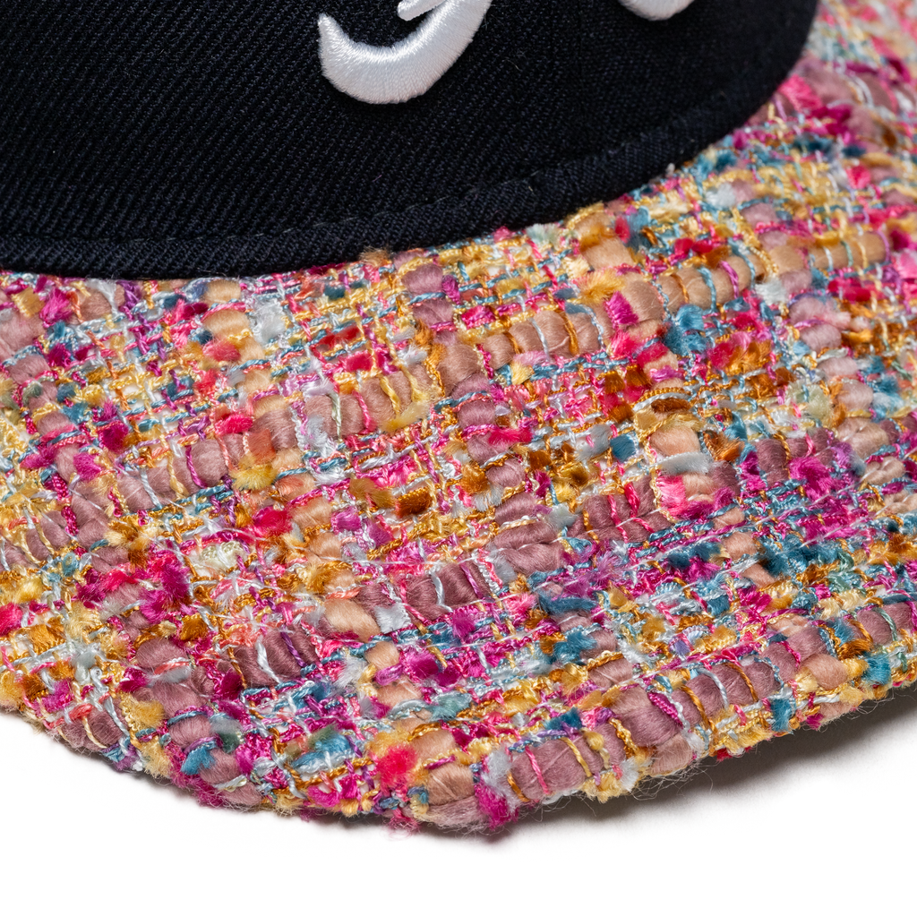 CUSTOM PINK TWEED FITTED (pick your team)